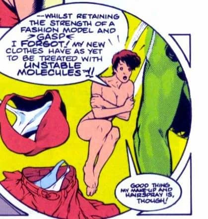 Wasp naked - The Sensational She-Hulk #50