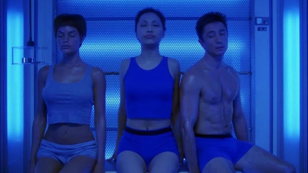 Star Trek Enterprise decontamination scene