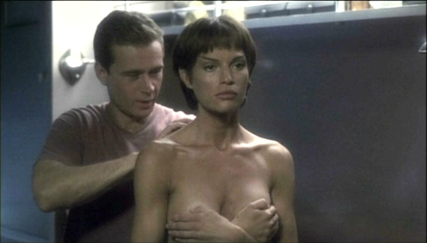 T-Pol topless (Enterprise S3X1)