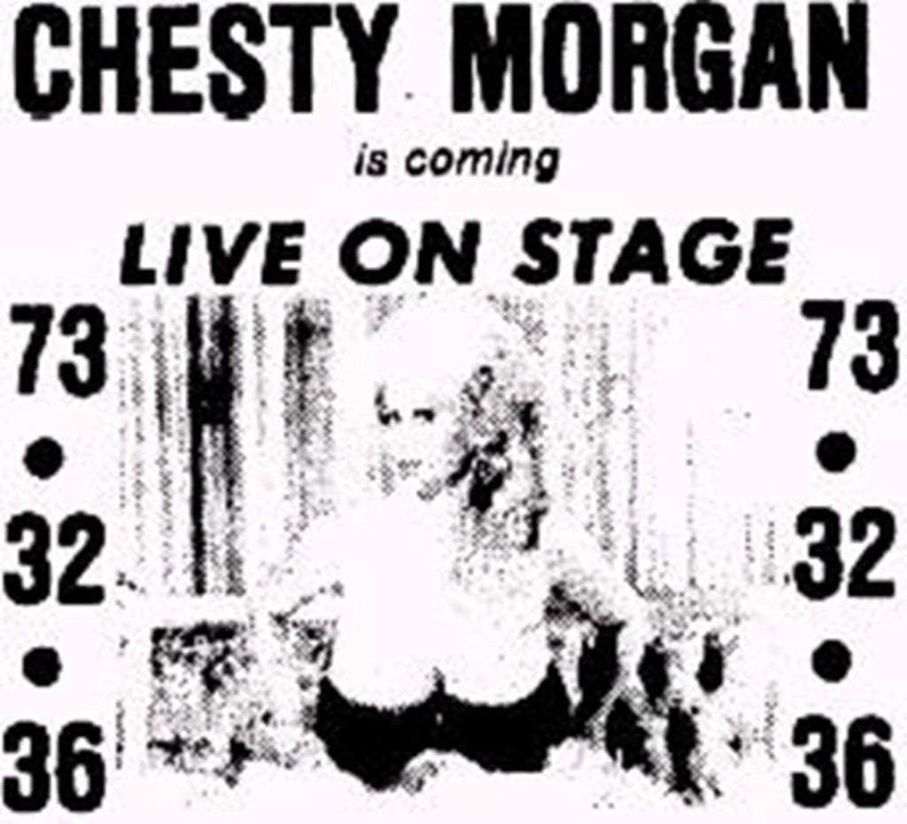 Chesty Morgan live on stage