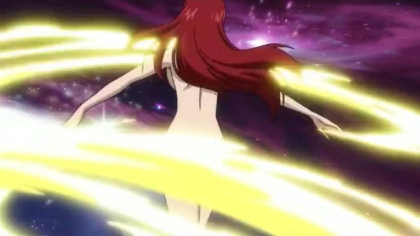 Erza naked changes armor 