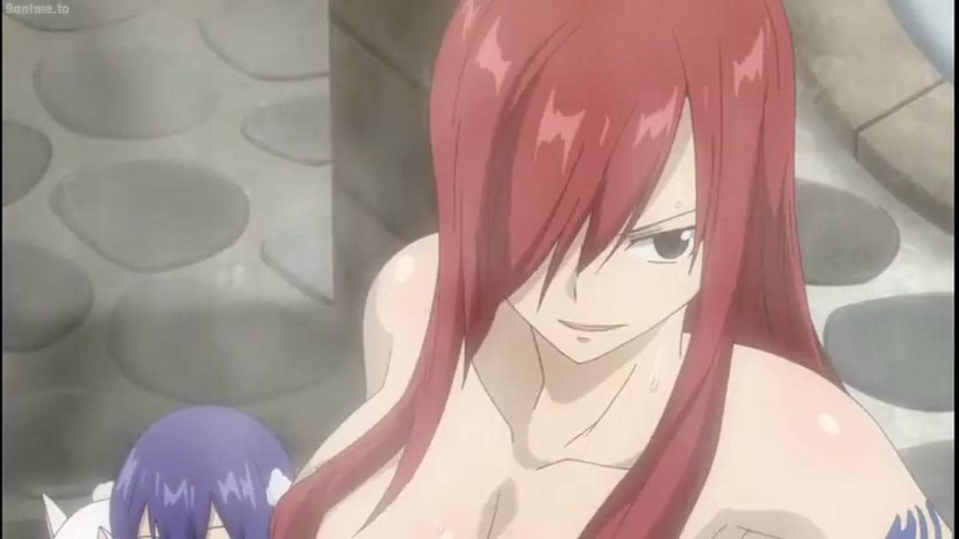 Erza nude bath