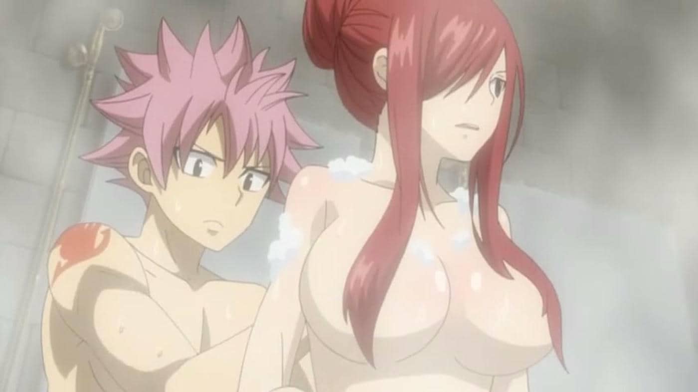 Erza nude bath