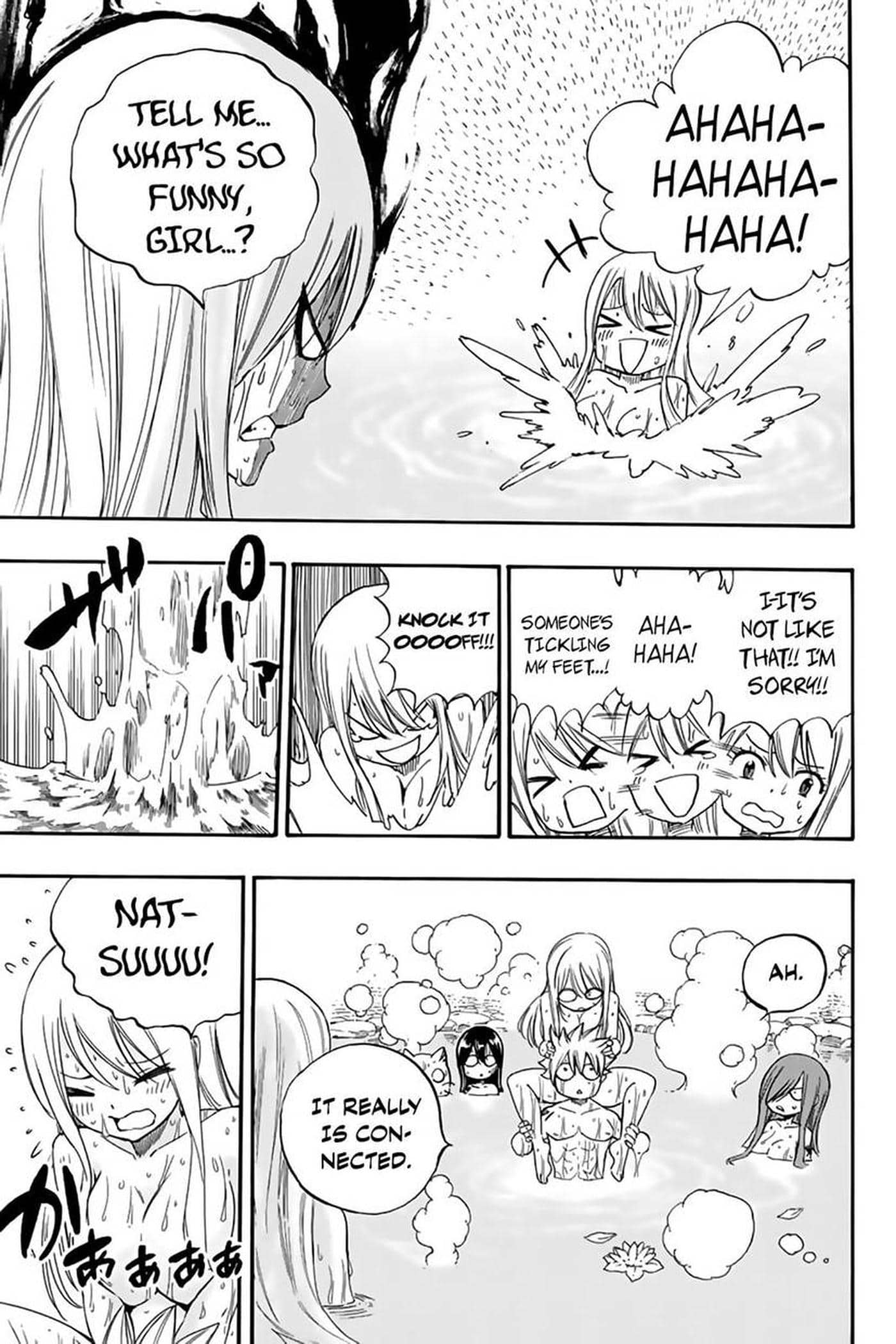 Fairy Tail 100 Years Quest Tickle Scene ch. 119