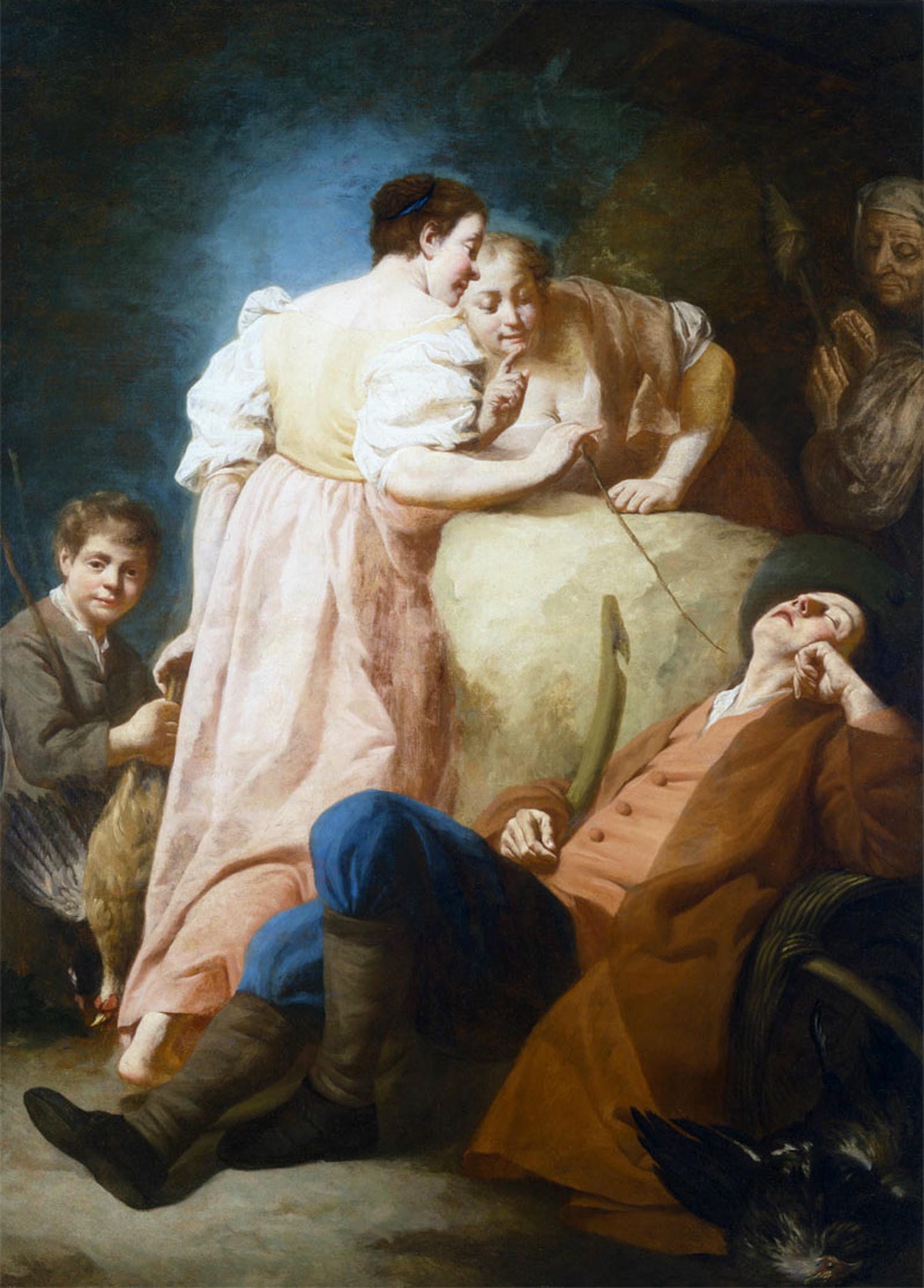 Giuseppe Angeli - Il solletico (1459)