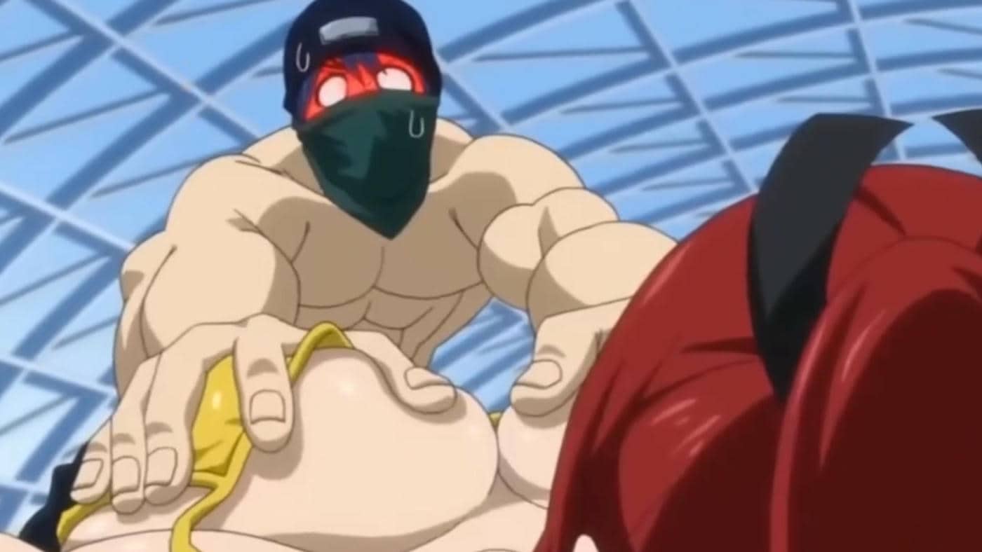 Jelly grab Erza boobs