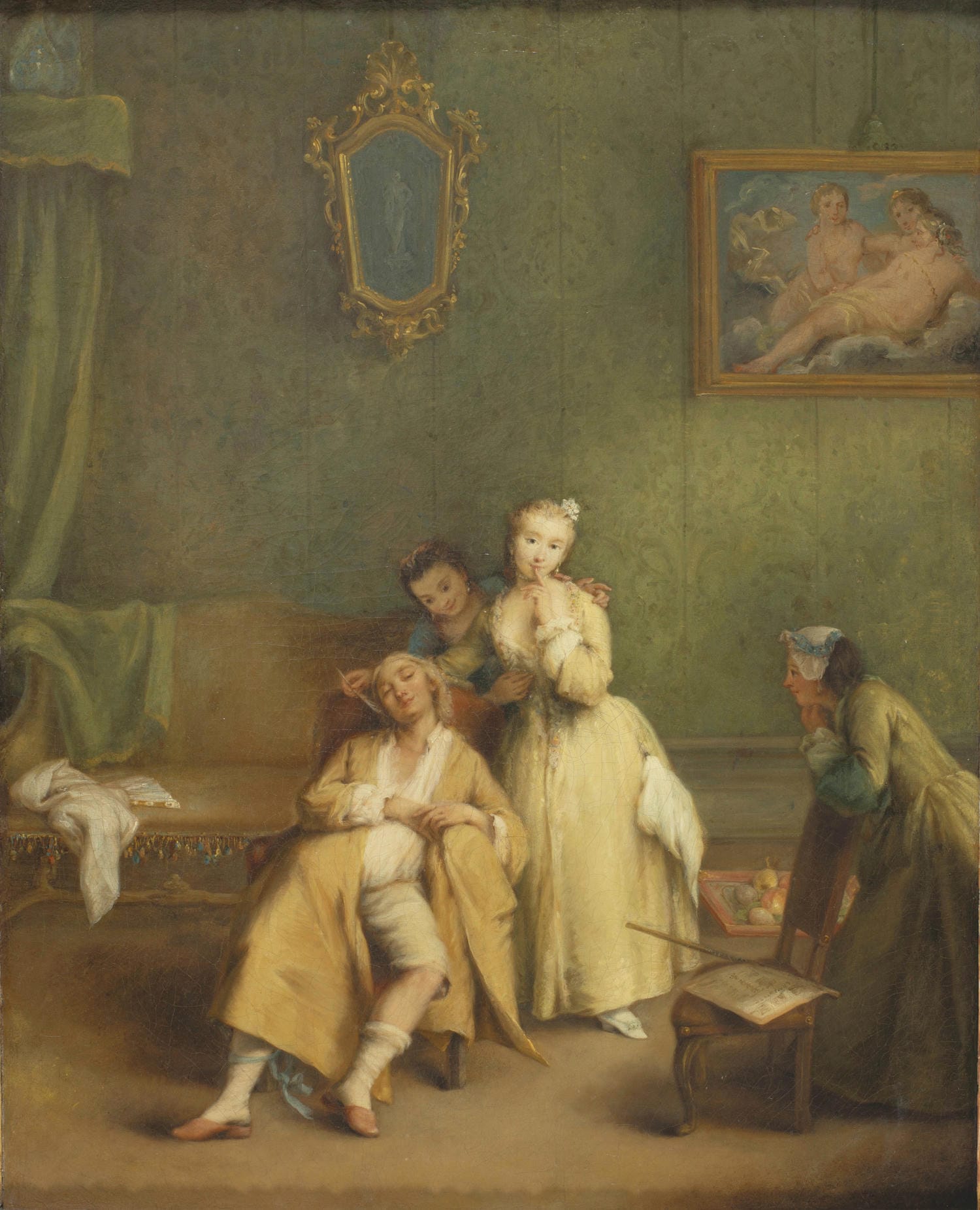 Pietro Longhi - The Tickle (1755)