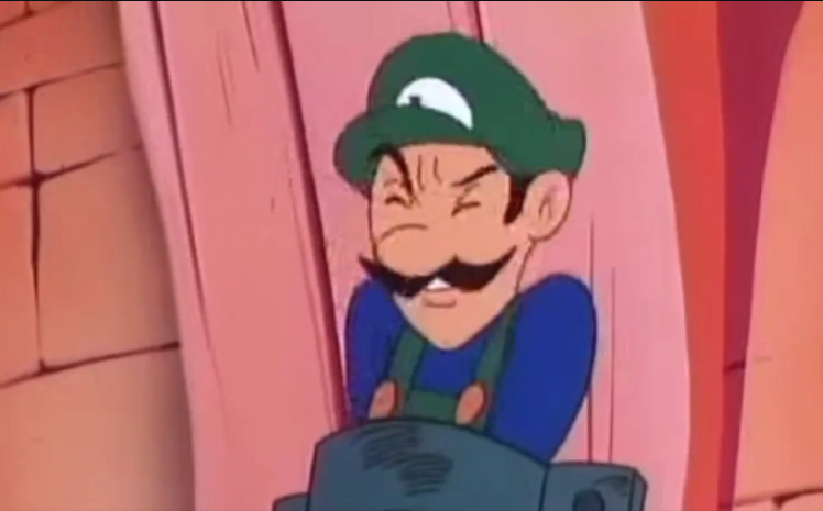 Super Mario tickling - Luigi tickled