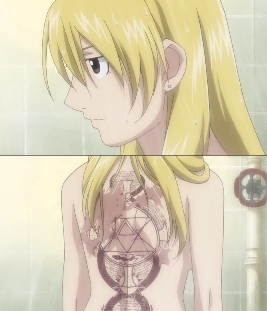Riza Hawkeye shower