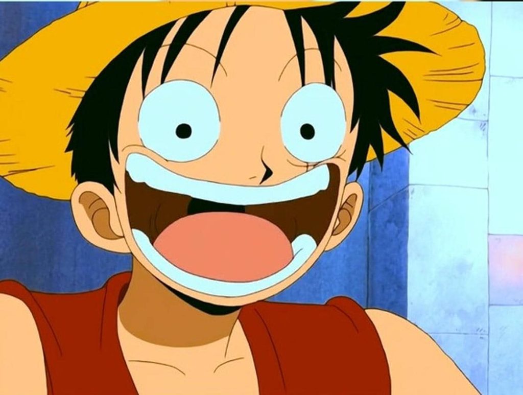 Rufy tickles Chopper