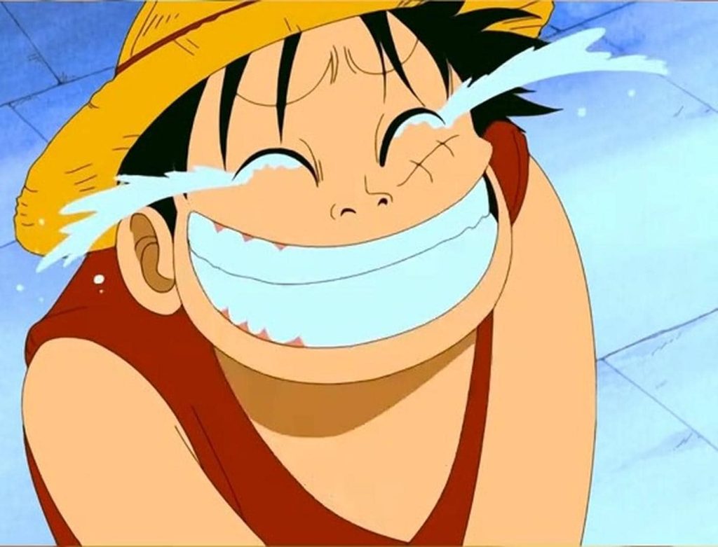 Rufy tickles Chopper