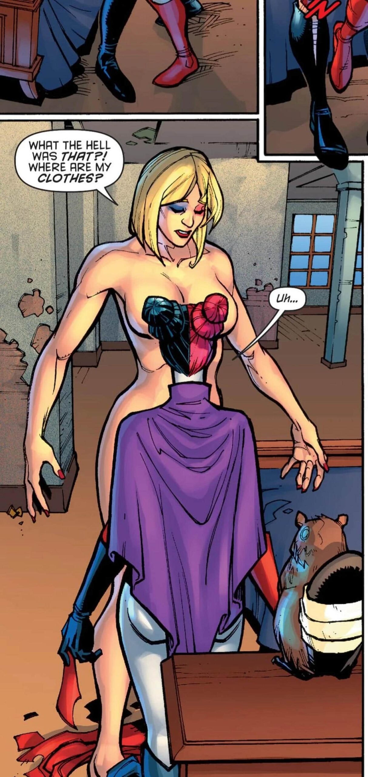 Power Girl naked - Harley Quinn (2014) #11