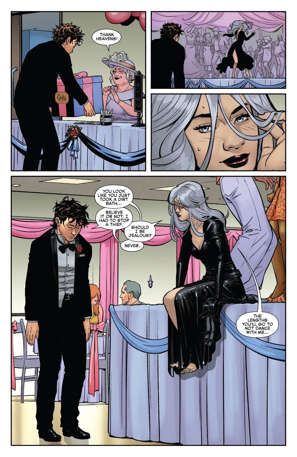 Black Cat Marvel barefoot