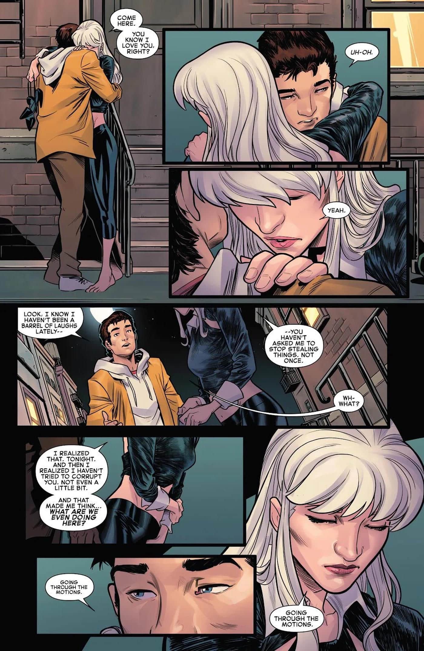 Black Cat Marvel barefoot