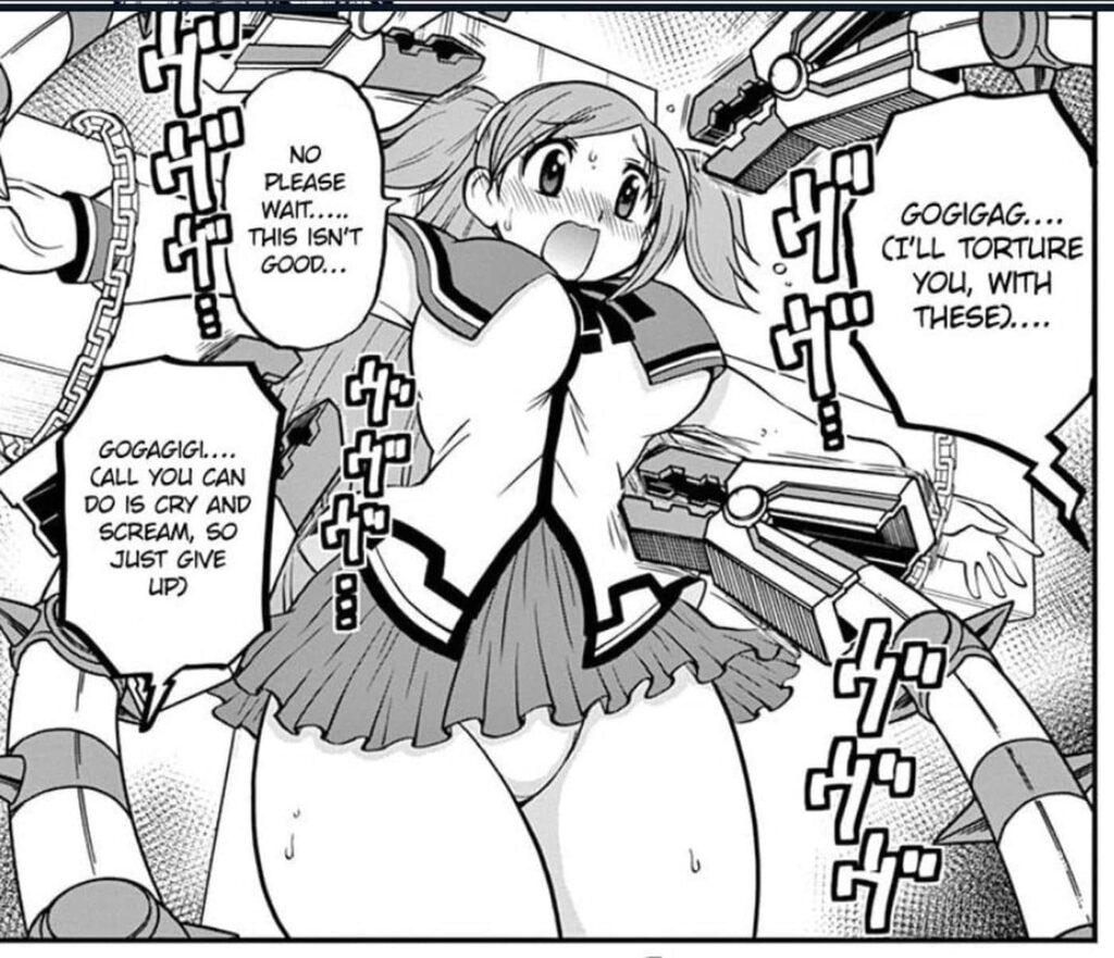 LBX Girls manga tickling