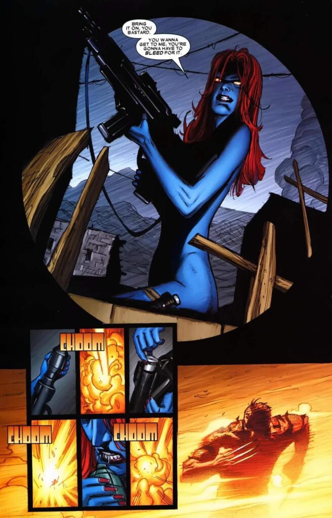 Mystique nude
