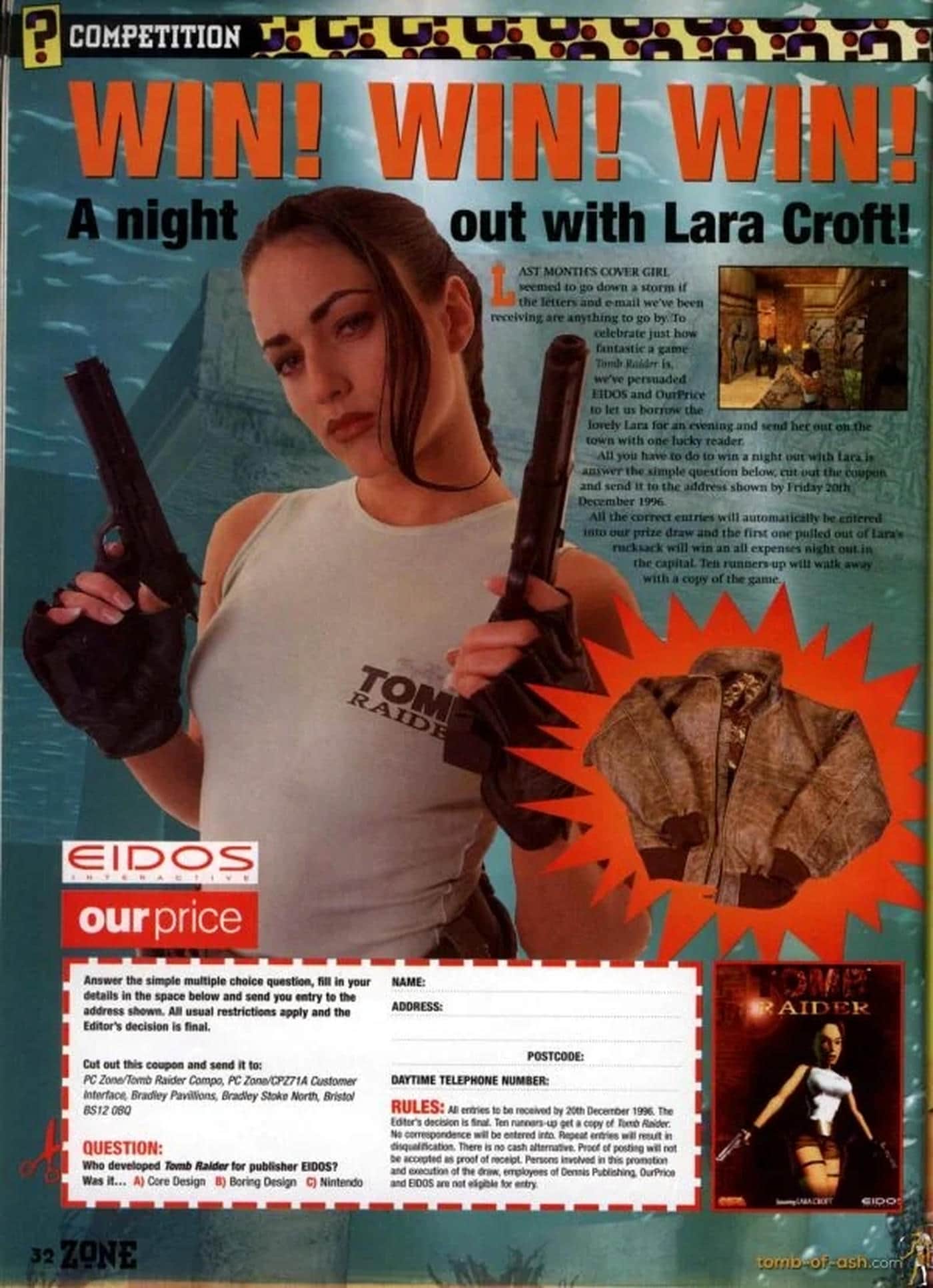 Nathalie Cook as Lara Croft