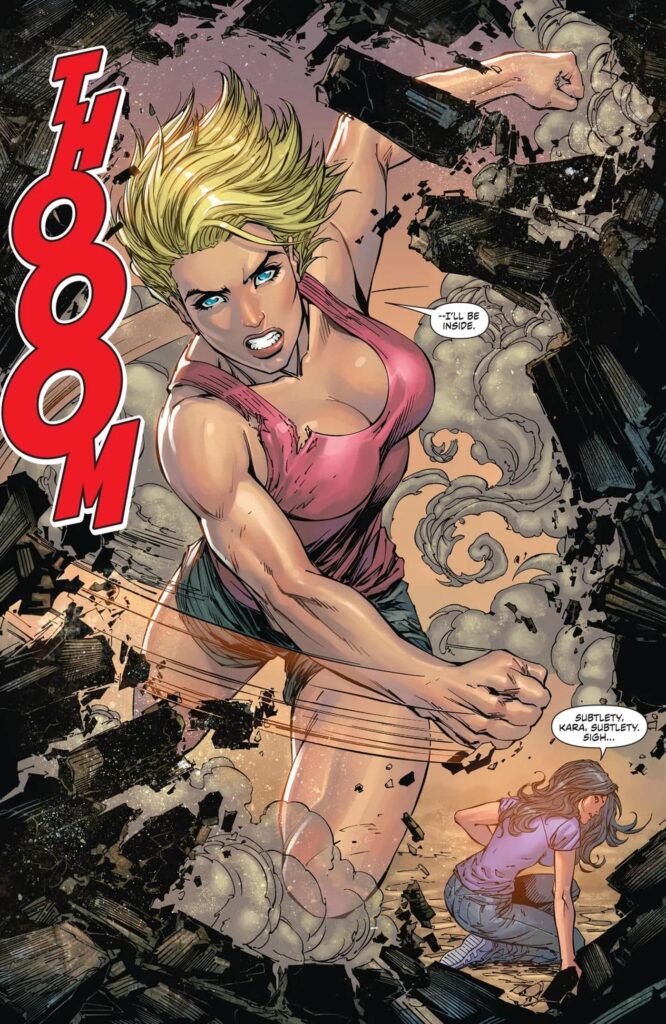 Power Girl cleavage