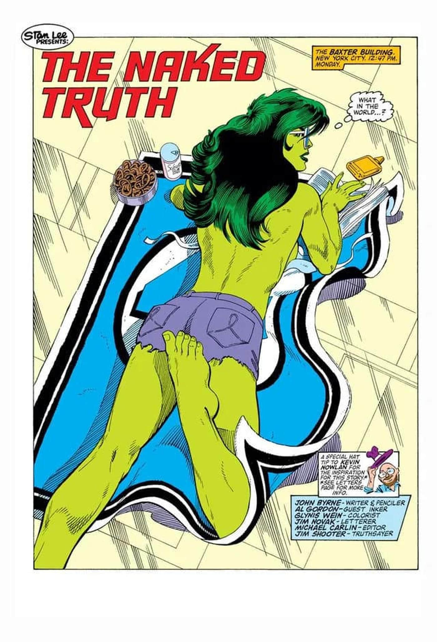 She Hulk barefoot