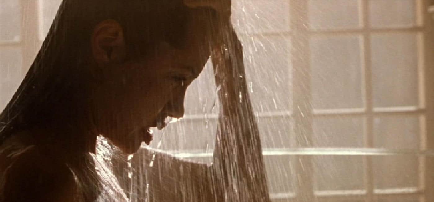 Lara Croft nude shower