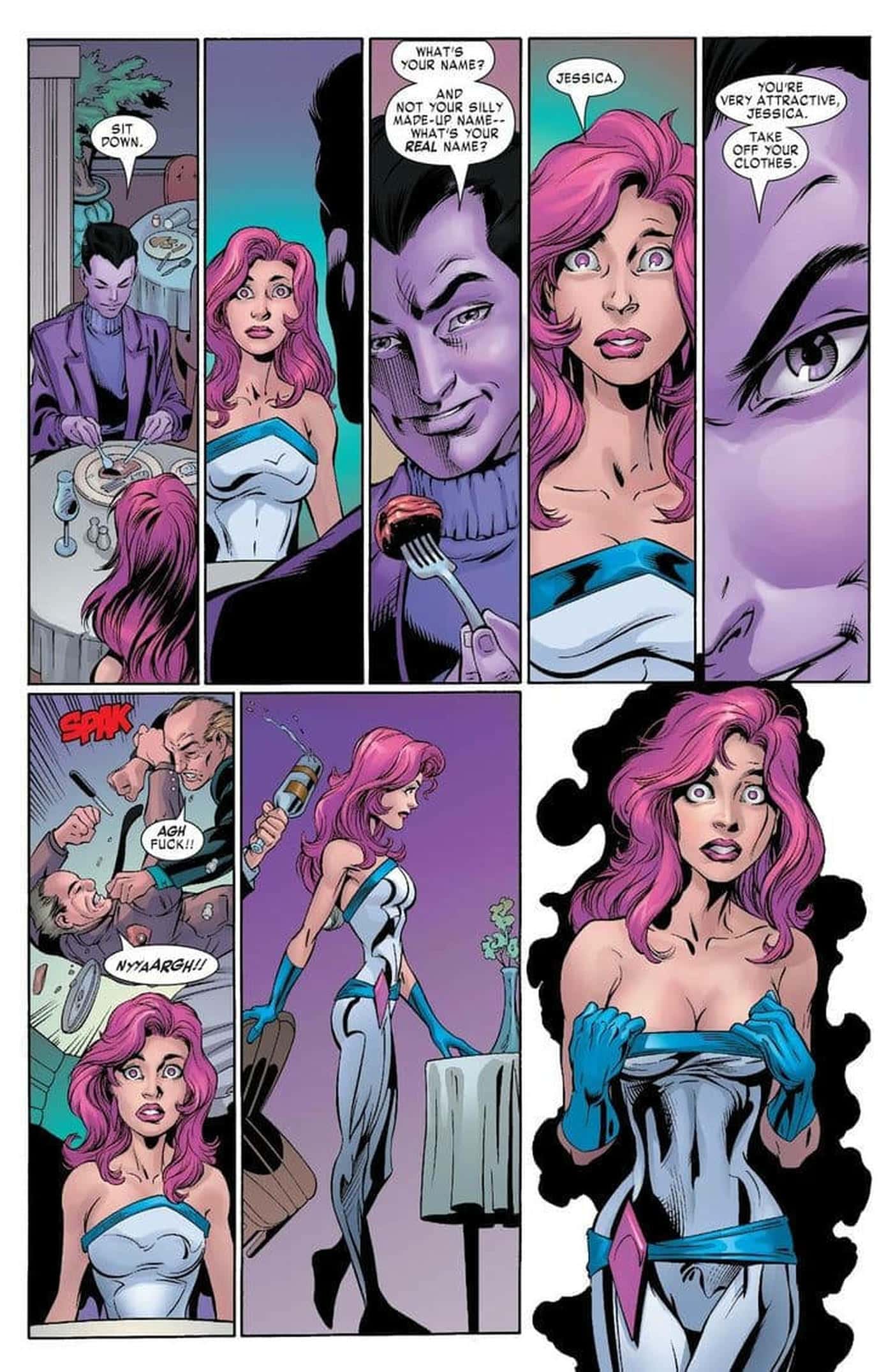 Jessica Jones undressing
