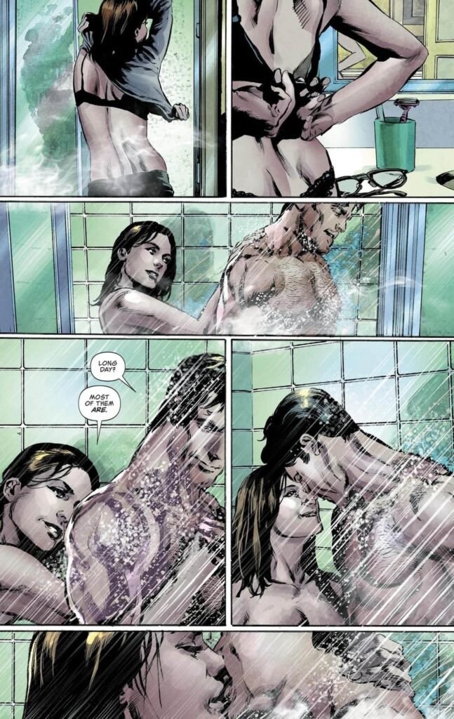 Lois Lane nude shower