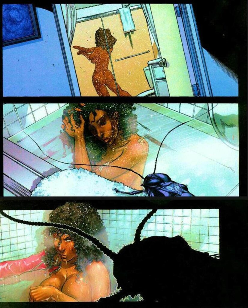 Misty Knight nude shower