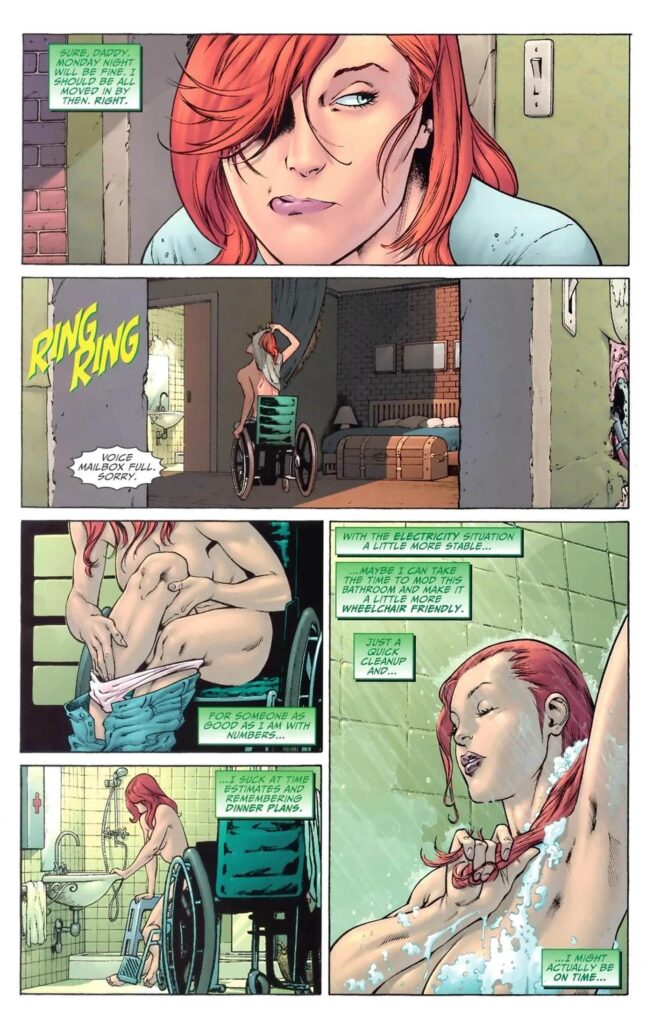 Oracle / Batgirl nude shower