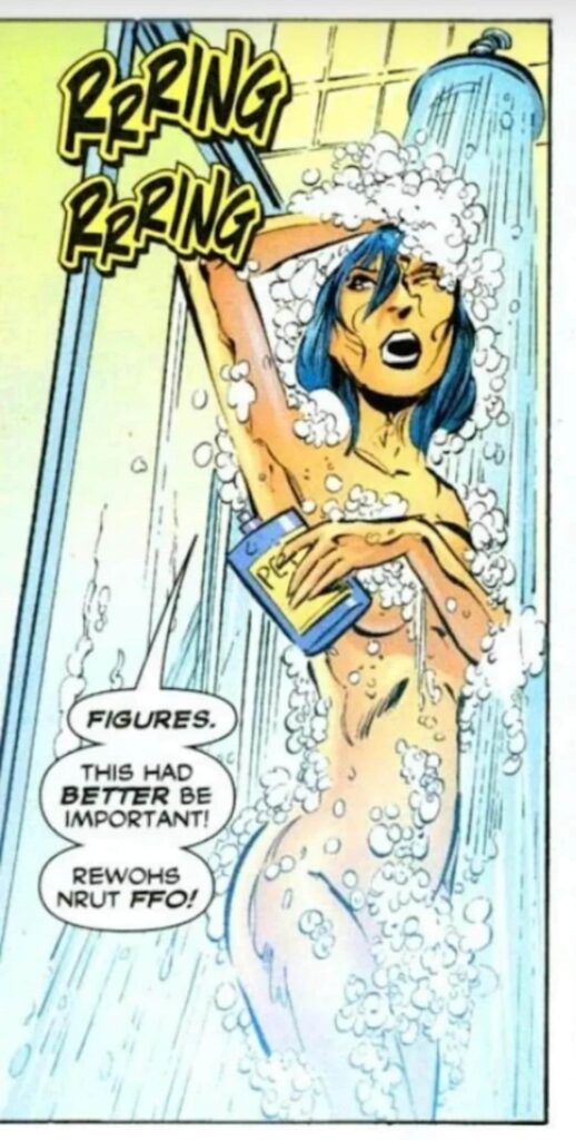 Zatanna nude showering