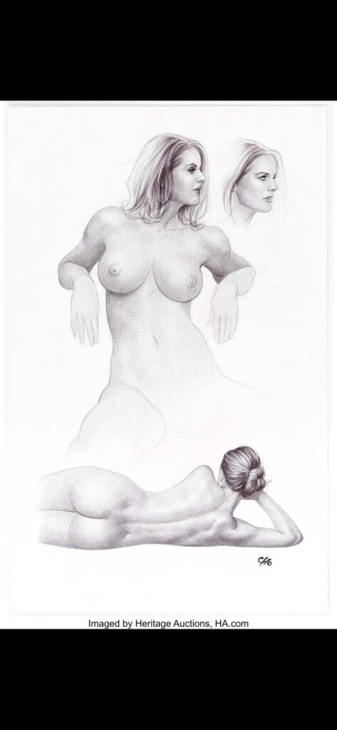 Frank Cho nude art