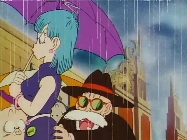 Bulma and Roshi