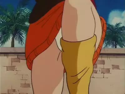 Bulma's slip scenes