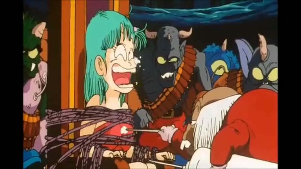 Bulma boobs are ticklish