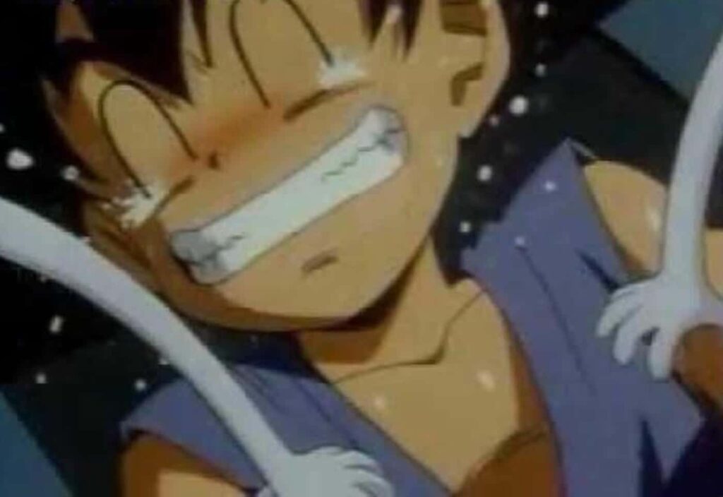 Goku tickled GT