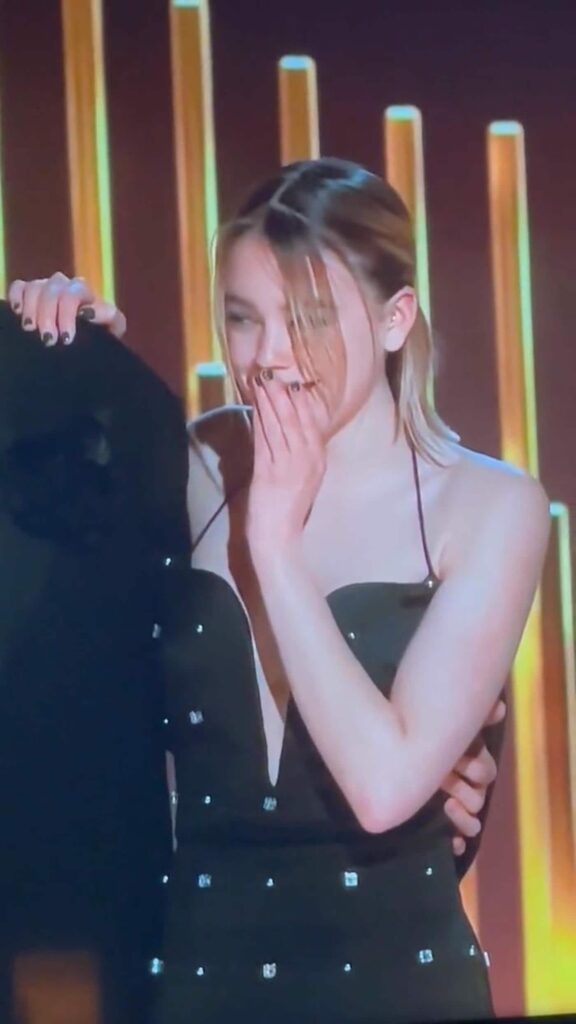 Milly Alcock tickled