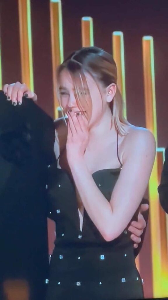 Milly Alcock tickled