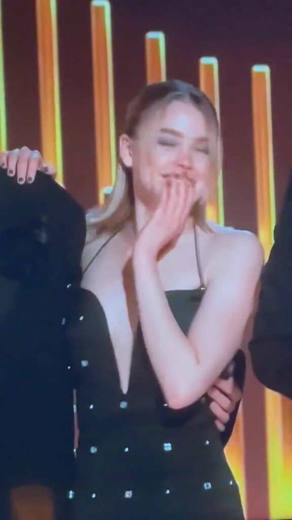 Milly Alcock tickled