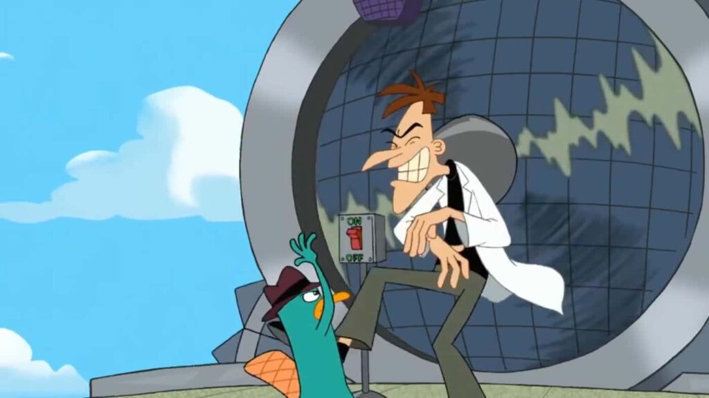 Phineas and Ferb tickle (s1X8)