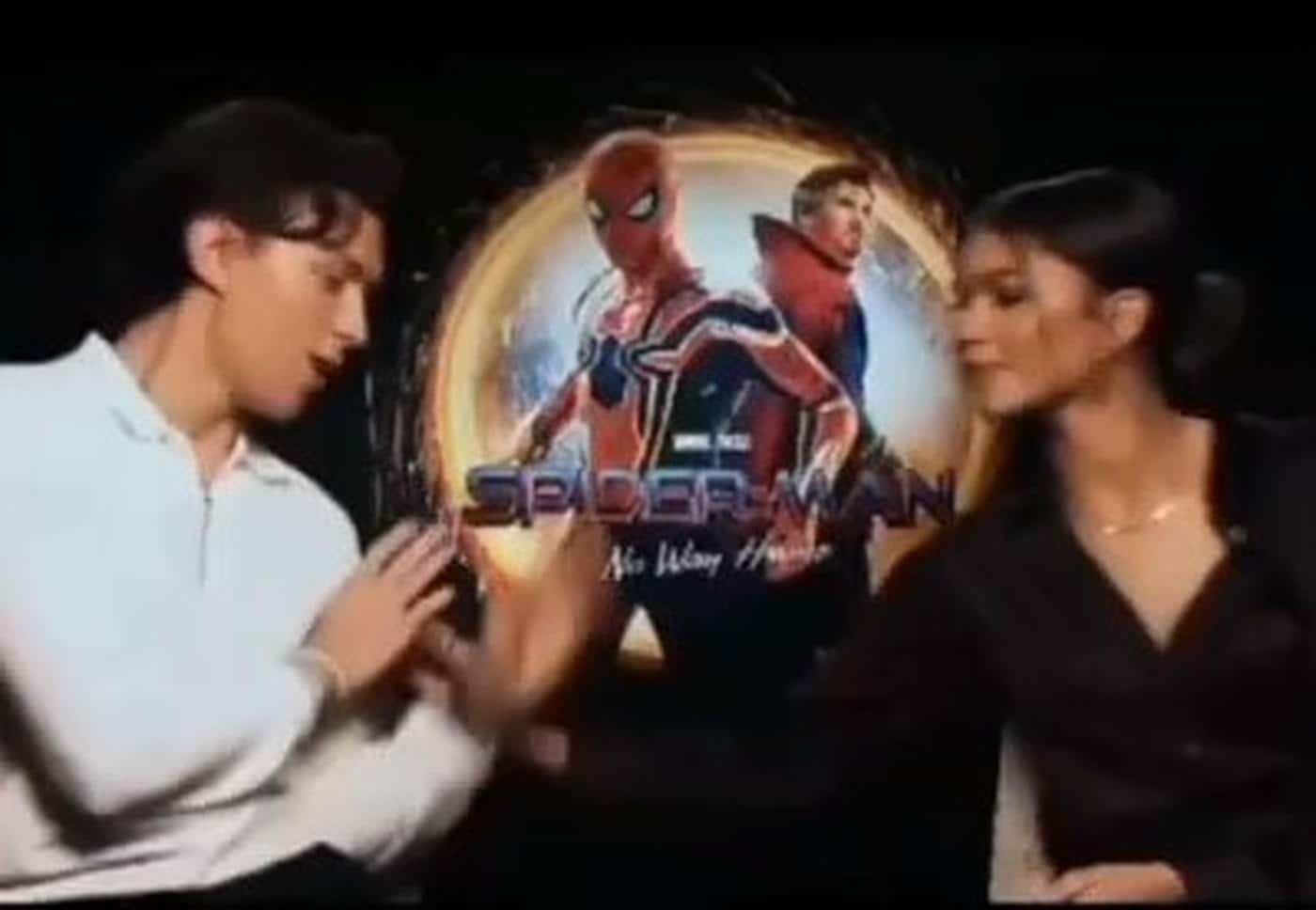 Zendaya tickles Tom Holland